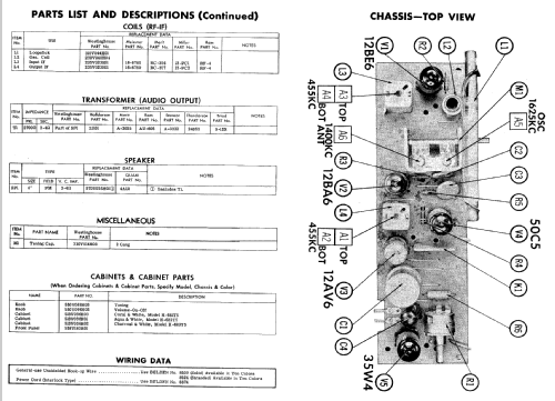 H-683T5 Ch= V-2395-1; Westinghouse El. & (ID = 513725) Radio