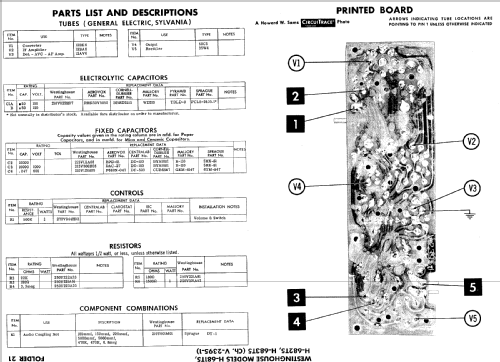 H-683T5 Ch= V-2395-1; Westinghouse El. & (ID = 513726) Radio