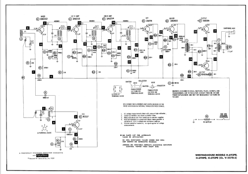 H-694P8 Ch= V-2278-5; Westinghouse El. & (ID = 608642) Radio