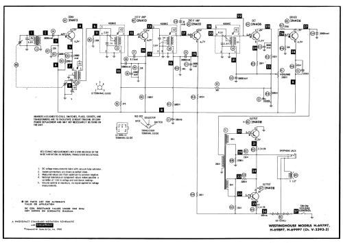 H-699P7 Ch= V-2393-3; Westinghouse El. & (ID = 574303) Radio