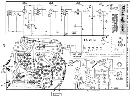 H-701T5 Ch=V-2259-3; Westinghouse El. & (ID = 186184) Radio