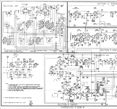 H-704T17 Ch= V-2216-4 Television Westinghouse El. & Mfg. Co. - see ...