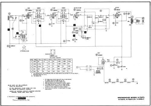 H-706T5 Ch= V-2398-1; Westinghouse El. & (ID = 541588) Radio