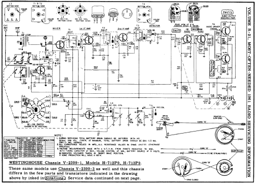 H-712P9 Ch= V-2399-1; Westinghouse El. & (ID = 148070) Radio