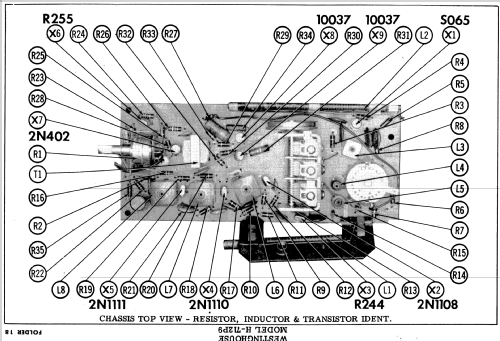 H-712P9 Ch= V-2399-1; Westinghouse El. & (ID = 587098) Radio