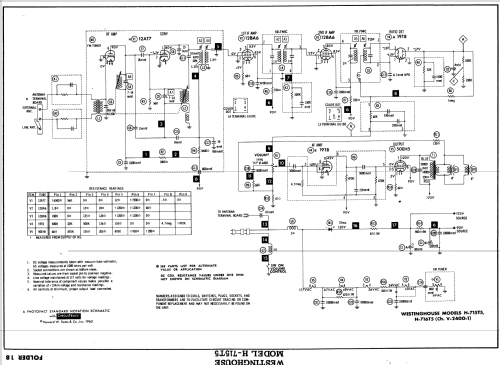 H-715T5 Ch= V-2400-1; Westinghouse El. & (ID = 556361) Radio