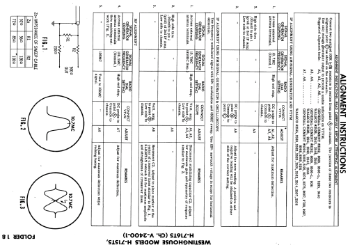 H-715T5 Ch= V-2400-1; Westinghouse El. & (ID = 556364) Radio