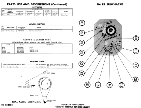 H-715T5 Ch= V-2400-1; Westinghouse El. & (ID = 556366) Radio