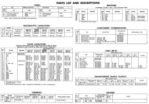 H-716T5 Ch= V-2400-1; Westinghouse El. & (ID = 556356) Radio