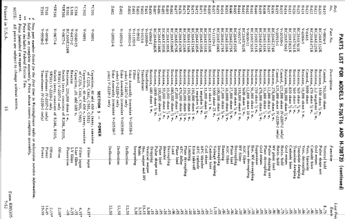 H-718K20 Ch= V-2220-4; Westinghouse El. & (ID = 1222178) Television