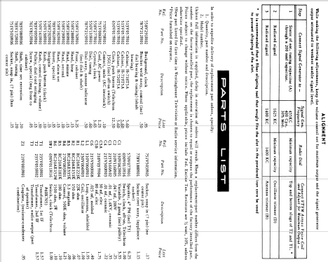 H-718T5A Ch= V-2401-3; Westinghouse El. & (ID = 1198697) Radio