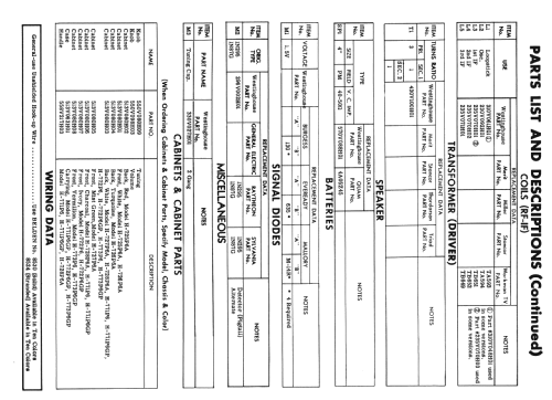 H-725P6A Ch= V-2397-4; Westinghouse El. & (ID = 960281) Radio