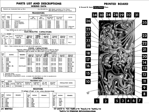 H-726P6 Ch= V-2397-3; Westinghouse El. & (ID = 562357) Radio