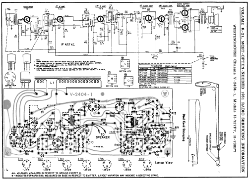 H-737P7 Ch= V-2404-1; Westinghouse El. & (ID = 149503) Radio