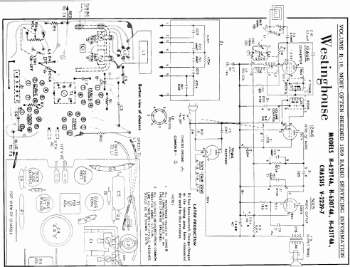 H-744T4 Ch= V-2239-7; Westinghouse El. & (ID = 481150) Radio