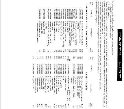 H-745T5 Ch= V-2395-1A; Westinghouse El. & (ID = 1198903) Radio