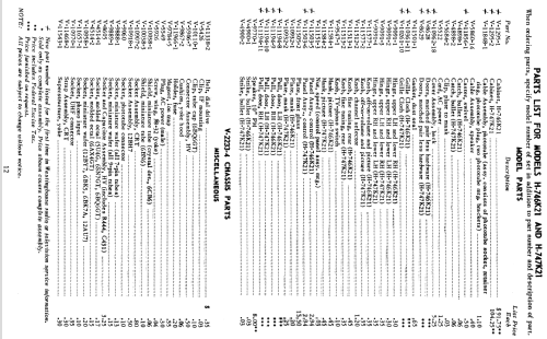 H-746KU21 Ch= V-2233-4; Westinghouse El. & (ID = 1223555) Television