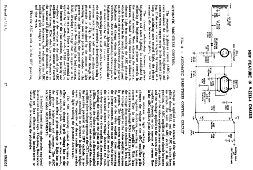 H-746KU21 Ch= V-2233-4; Westinghouse El. & (ID = 1223560) Television