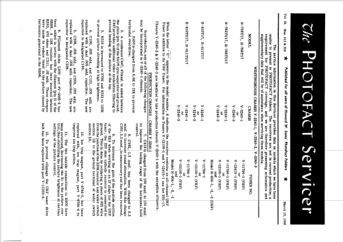 H-756T17 Ch=V-2240-3; Westinghouse El. & (ID = 2180588) Televisión