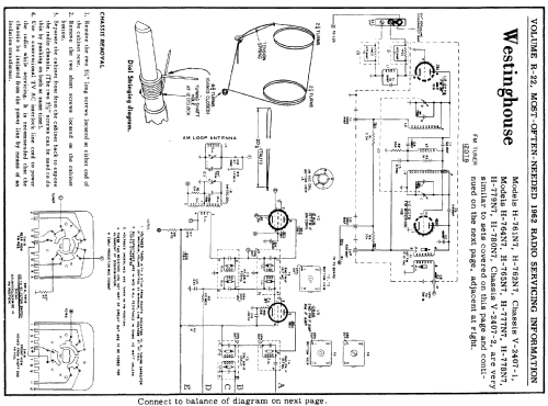 H-761N7 Ch= V-2407-1; Westinghouse El. & (ID = 166241) Radio