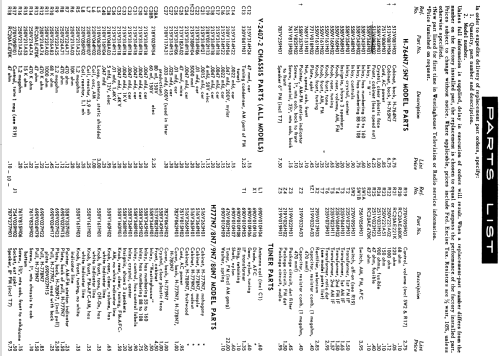 H-764N7 Ch= V-2407-2; Westinghouse El. & (ID = 1199913) Radio