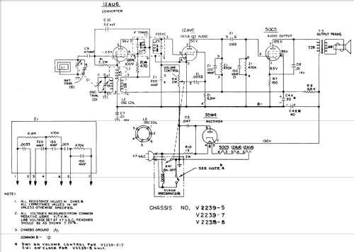 H-766L4 Ch= V-2239-8; Westinghouse El. & (ID = 1201281) Radio