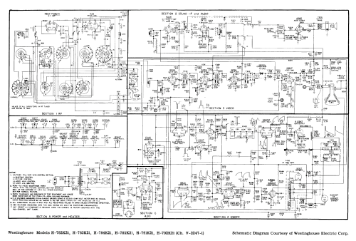 H-783K21 Ch= V-2247-1; Westinghouse El. & (ID = 1880430) Television