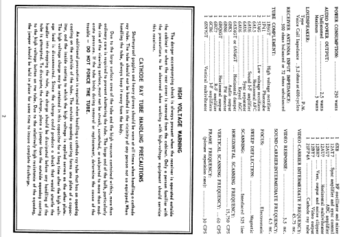 H-783KU21 Ch= V-2247-1; Westinghouse El. & (ID = 1238978) Televisión