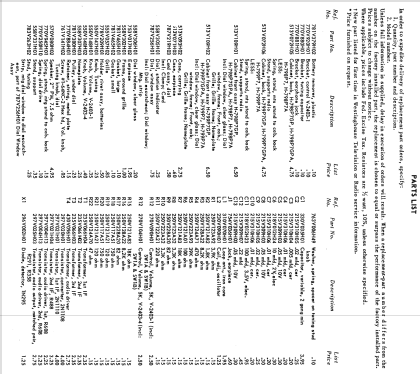 H-798P7A Ch= V-2403-1; Westinghouse El. & (ID = 1200693) Radio