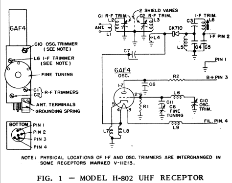 H-802 Ch= V11900-3; Westinghouse El. & (ID = 1240341) Adapter