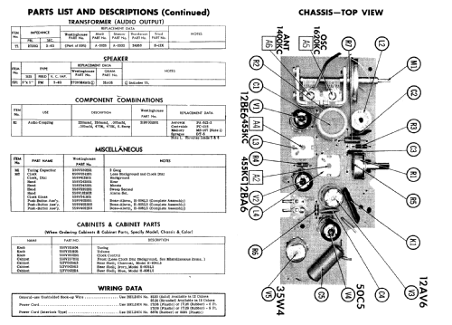 H-805L5 Ch= V-2398-3; Westinghouse El. & (ID = 512108) Radio