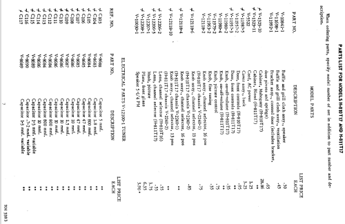 H-810TU17 Ch= V-2240-2; Westinghouse El. & (ID = 1268400) Television