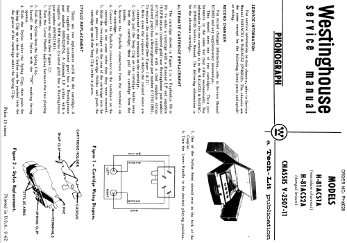 H-81ACS1A Ch= V-2507-11; Westinghouse El. & (ID = 1201956) R-Player