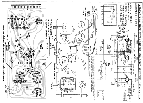 H-828T4 Ch= V-2423-1; Westinghouse El. & (ID = 175752) Radio