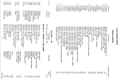 H-838K21B Ch= V-2313; Westinghouse El. & (ID = 1338099) Television