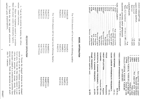 H-838KU21B Ch= V-2323; Westinghouse El. & (ID = 1338120) Television