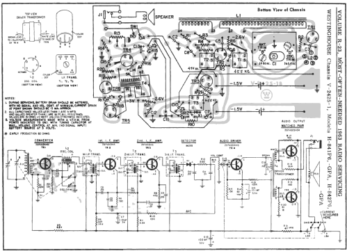 H-842P6 Ch= V-2425-1; Westinghouse El. & (ID = 175763) Radio