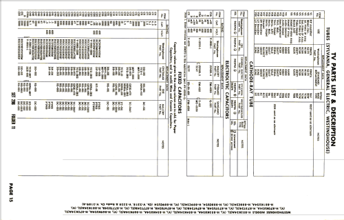 H-853K24ACh= V-2318-11; Westinghouse El. & (ID = 2662715) Televisore