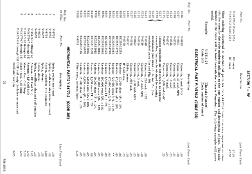 H-854K24 Ch= V-2314; Westinghouse El. & (ID = 1339563) Television