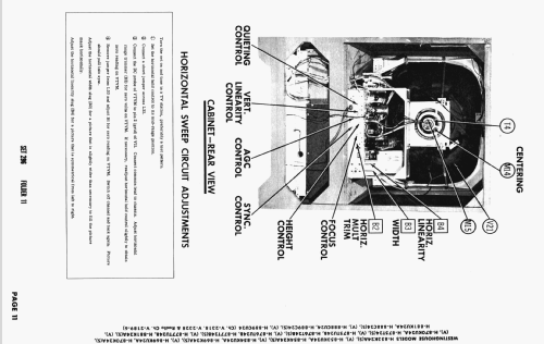 H-854KU24A Ch= V-2328-101; Westinghouse El. & (ID = 2664693) Television