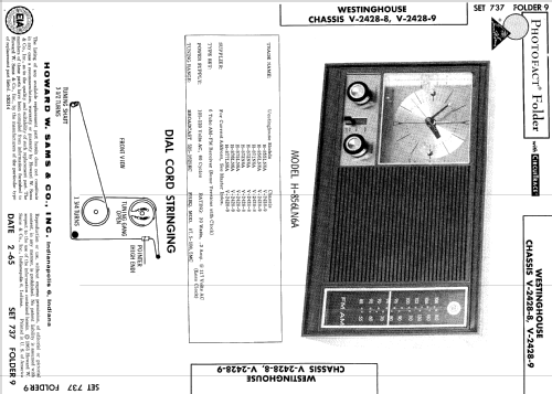 H-855LN6A Ch= V2428-9; Westinghouse El. & (ID = 516198) Radio