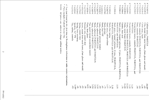 H-863T21A Ch= V-2263-35; Westinghouse El. & (ID = 1333985) Television