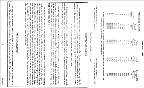 H-868TU21 Ch= V-2322; Westinghouse El. & (ID = 1336100) Television