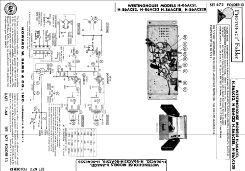 H-86ACS2 Ch= V-2527-1; Westinghouse El. & (ID = 513686) R-Player