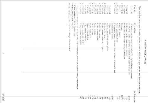 H-875T24A Ch= V-2314; Westinghouse El. & (ID = 1340551) Television