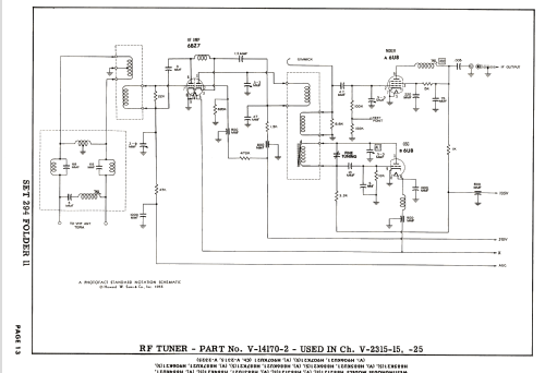 H-886K21Ch= V-2315-25; Westinghouse El. & (ID = 2655319) Television