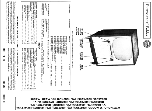 H-906K21Ch= V-2315-21; Westinghouse El. & (ID = 2654537) Televisión