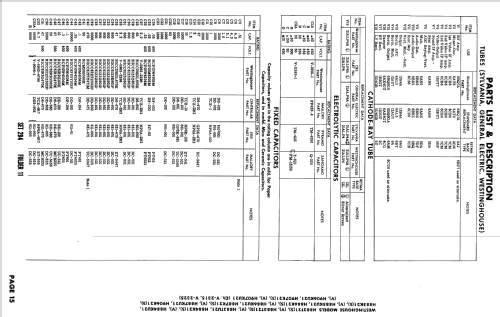 H-906K21Ch= V-2315-21; Westinghouse El. & (ID = 2654540) Televisión