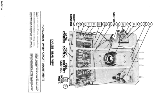 H-916T17A Ch= V-2340-25; Westinghouse El. & (ID = 2107630) Télévision