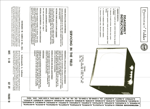 H-919T17A Ch= V-2341-41; Westinghouse El. & (ID = 2109914) Television